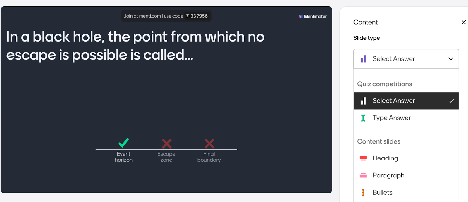 Mentimeter Features | A Guide to Engaging Your Audience | Image: Mentimeter